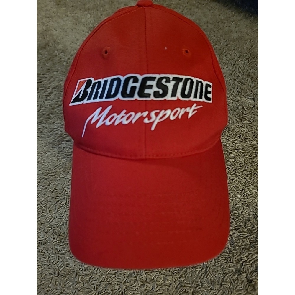 Bridgestone Hat Snapback Embroidered Cap USA Made Car Racing